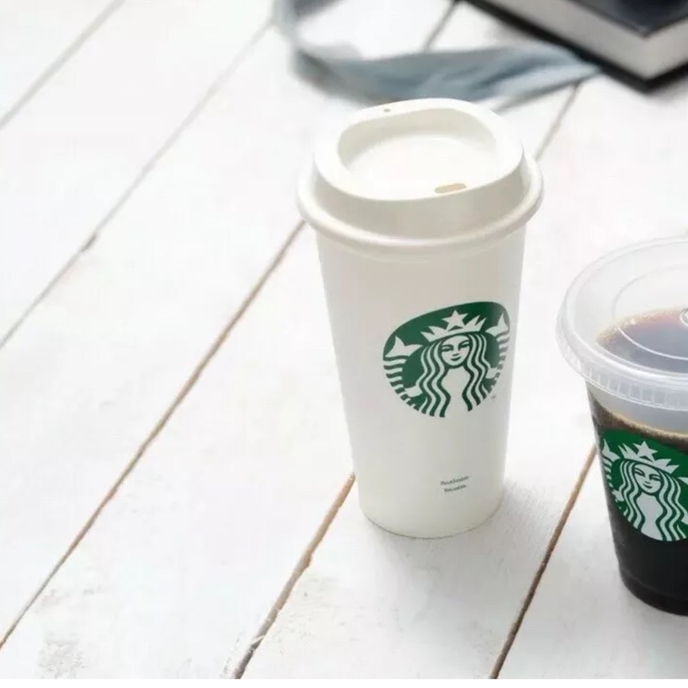 Starbucks Siren Mermaid Reusable Coffee Tea Cup